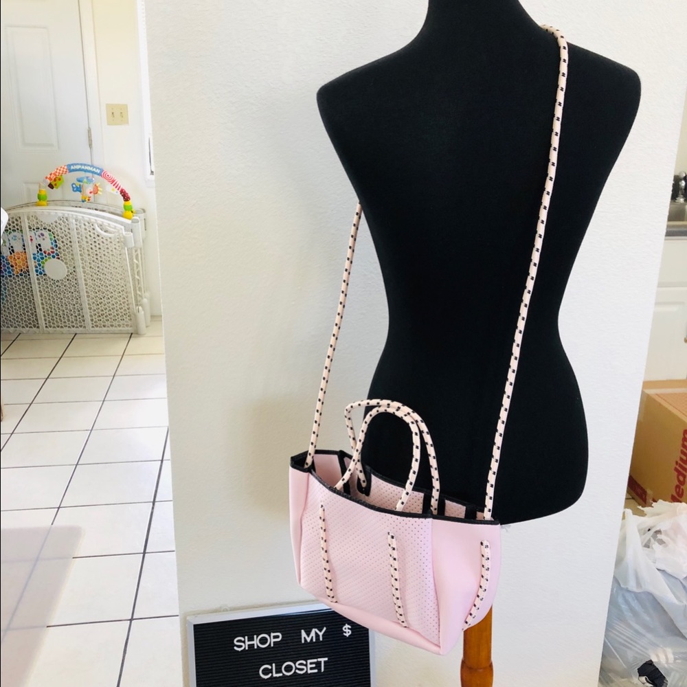 baby pink neoprene tote mini - Picture 6 of 7